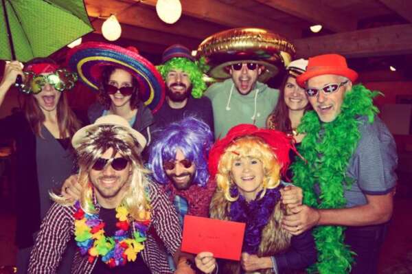 Foto von der Fotobox an einem Geburtstag